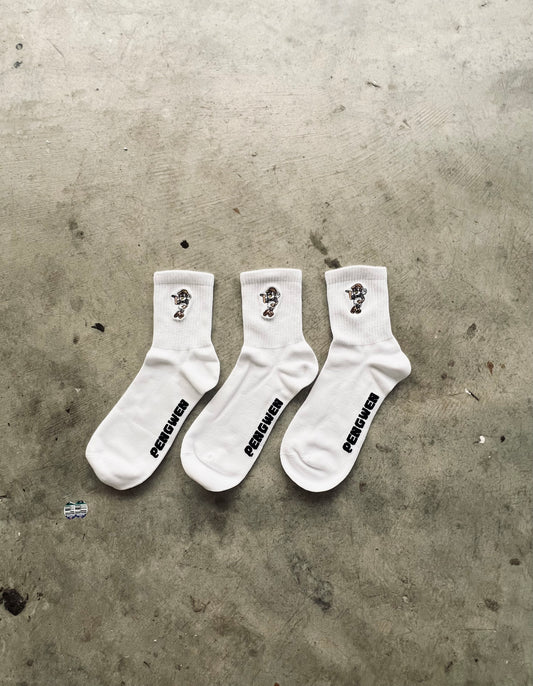 Pengwen Short Crew Socks (3 Pack)